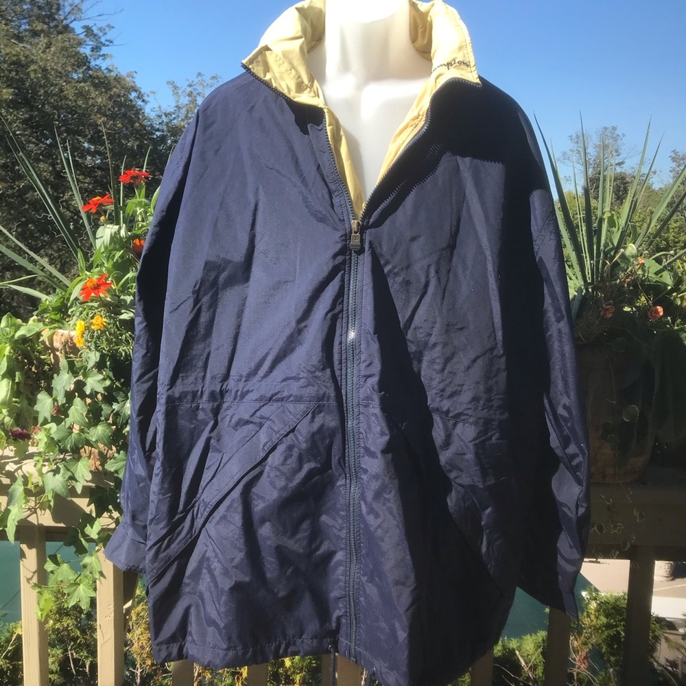NWT Champion windbreaker - Mens blue jacket, Size: Large